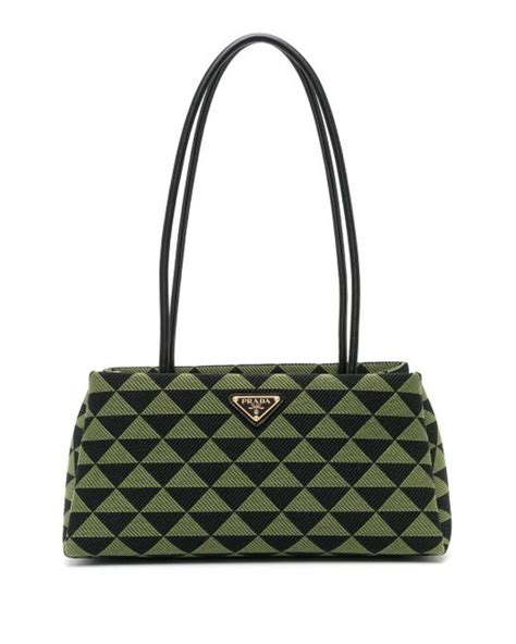 borsa prada a triangolo|Prada Borsa Mini Con Placca a Triangolo .